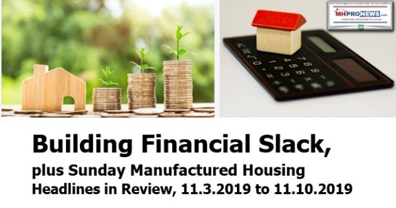 BuildingFinancialSlackPlusSundaManufacturedHousingHeadlinesReview11.2to11.10.2019MHProNews