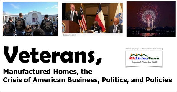 VeteransMobileManufacturedHomesCrisisAmericanPoliticsPoliciesManufacturedHomeLivingNewsLogo