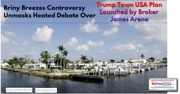 BrinyBreezesControversyUnmasksHeatedDebateOverTrumpTownUSAPlanLaunchedbyBrokerJamesArenaMHproNews