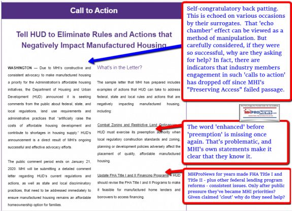 CallToActionHUDManufacturedHousingInstituteMHProNewsFactCheckAnalysis12.14.2019