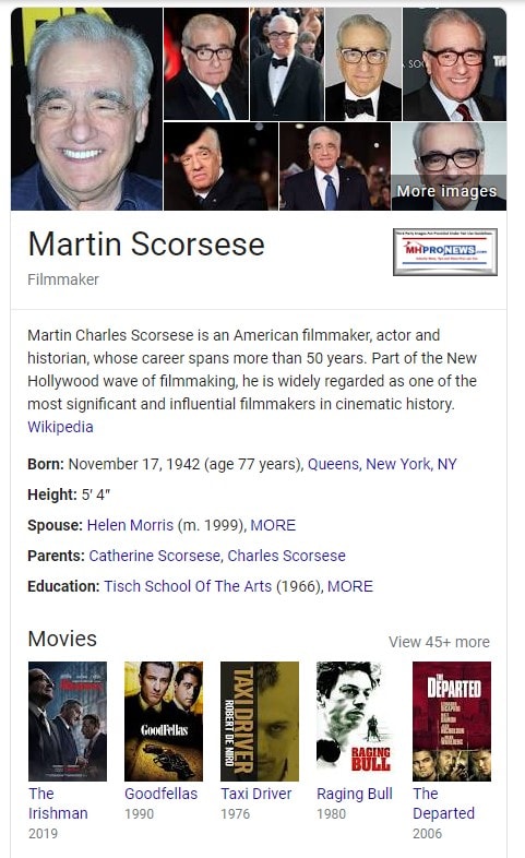 MartinScorseseWikiMoviesHistorianManufacturedHousingIndustryMHProNews