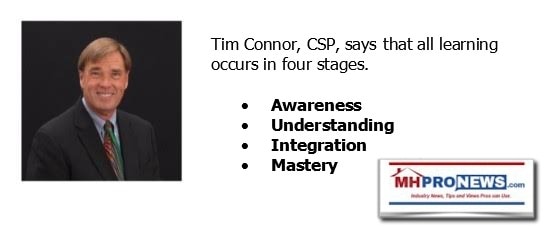 TimConnorCSPPhotoQuoteAllLearningOccursInFourStagesAwarenessUnderstandingIntergrationMasteryMHProNews