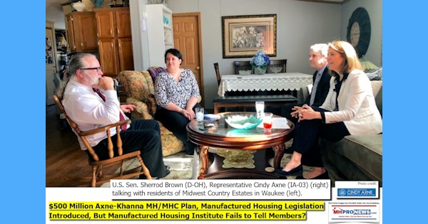 $500MillionAxneKhannaMHCPlanManufacturedHOusingLegislationIntroductedManufacturedHousingInstituteFailsTellMembersMHProNews