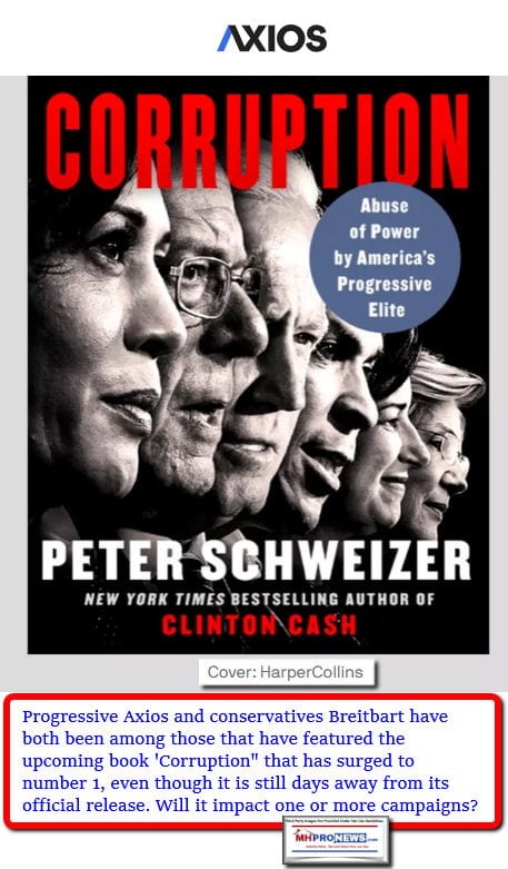 AxiosCorruptionAbusePowerAmericasProgressiveElitePeterSchweizerBookCoverHarperCollinsManufacturedHomeProNews