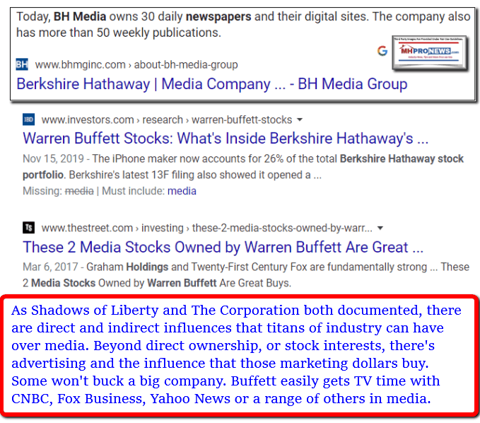 BHMediaGroupWarrenBuffettBerkshireHathawayMediaInfluenceManufacturedHomeProNews