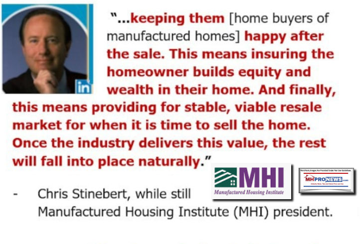 ChrisStinebertFormerPresidentManufacturedHousingInstituteCeoMHIndustryMustFocusGoalIncreasingValuePropositionHomeOwnerMHProNewsQuotePhoto