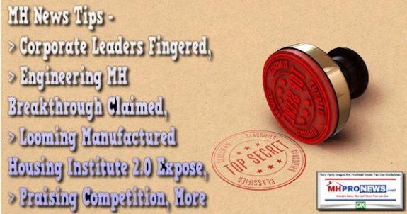 MHNewsTipsCorporateLeadersFingeredEngineeringBreakthroughClaimLoomingManufacturedHousingInstitute2.0ExposePraisingCompetitionMHProNews