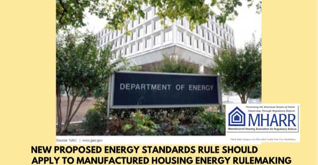 NewProposedEnergyStandardsRuleShouldApplyManufacturedHousingEnergyRulemaking