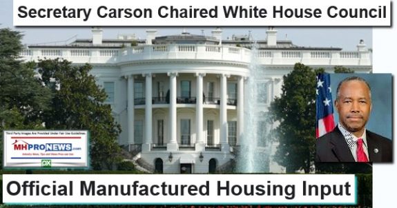 SecretaryCarsonChairedWhiteHouseCouncilOfficialManufacturedHousingInputManufacturedHomeProNews