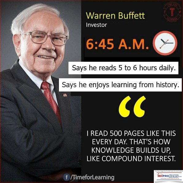 WarrenBuffettOnReadingQuotesManufacturedHomeProNews