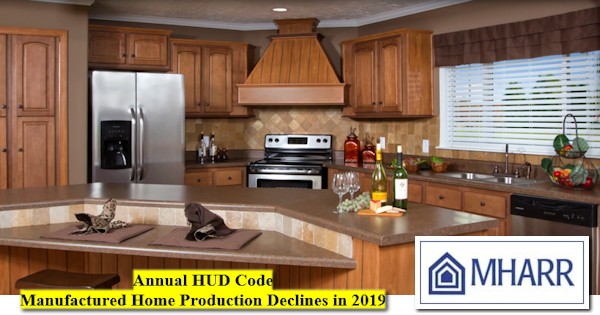 AnnualHUDCodeManufacturedHomeProductionDeclines2019ManufacturedHousingAssociationRegulatoryReformMHARRLogoPhoto