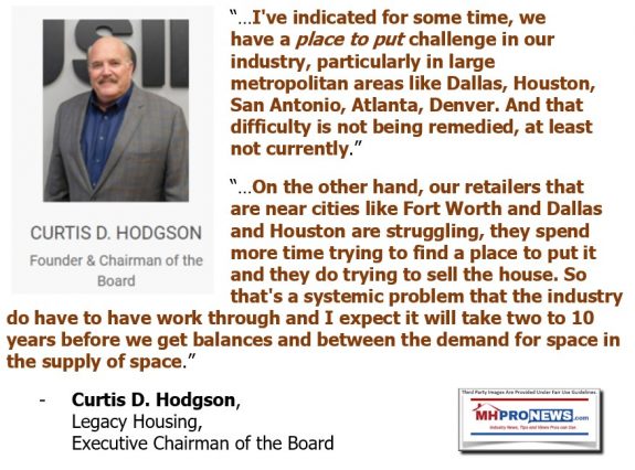 CurtisDHodgsonFounderChairmanLegacyHousingPhotoQuotePlacetoPutChallengeManufacturedHousingRetailersManufacturedHomeProNews