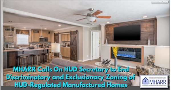 MHARRCallsHUDSecretaryCarsonEndDiscriminatoryZoningHUDRegulatedManufacturedHomesCommodoreHomesCorp