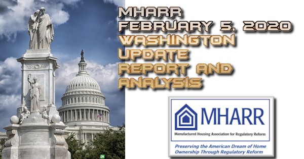 MHARRFeb52020WashingtonUpdateReportAnalysisManufacturedHomeProNews