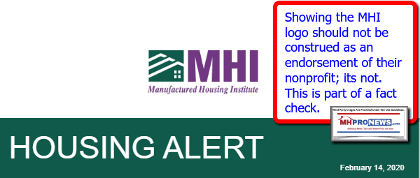 ManufacturedHousingInstituteLogoHousingAlertHeaderMHInewsupdatesFeb142020ManufacturedHomeProNews