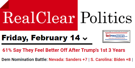 RealClearPoliticsLogoHeadlinesManufacturedHomeProNews2.14.2020