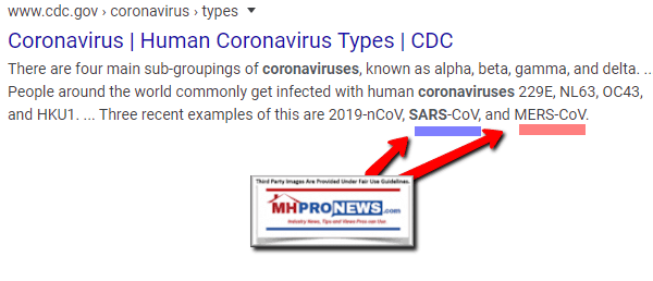 CDCCoronoavirusSwineFluMERsManufacturedHomeProNews