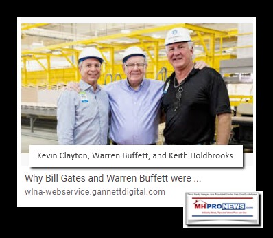 KevinClaytonWarrenBuffettKeithHoldbrooksClaytonHomesPlantPhotoCOVID19ControversyManufacturedHomeProNews