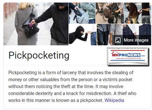 PickpocketingWikiManufacturedHousingProfessionalNews