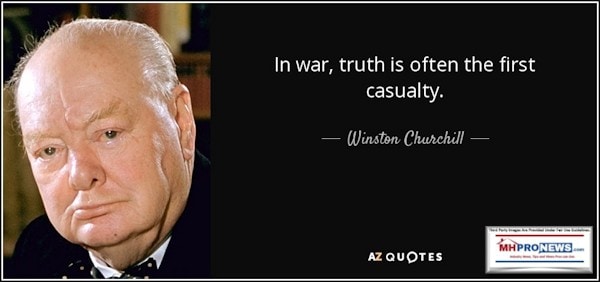 InWarTheFirstCasualtyIsOftenTheTruthWinstonChurchillQuoteAZQuoteManufacturedHomeProNews