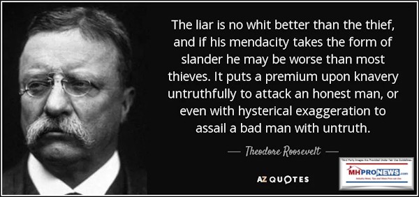 LiarMendacityThiefTeddyRooseveltQuote