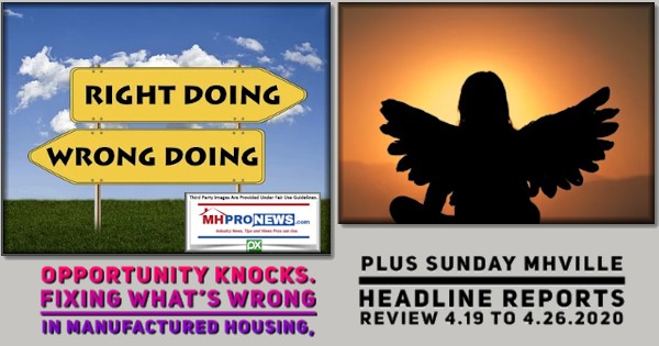 OpportunityKnocksFixingWhatsWronginManufacturedHousingSundayMHVilleHeadlineReportsReview4.19to4.26.2020MHProNews