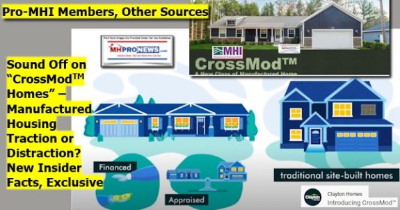 Pro-MHIMembersLogoOtherSourcesClaytonHomesLogoSoundOffonCrossModTMHomesManufacturedHousingTractionDistractionNewFactsExclusiveMHProNews