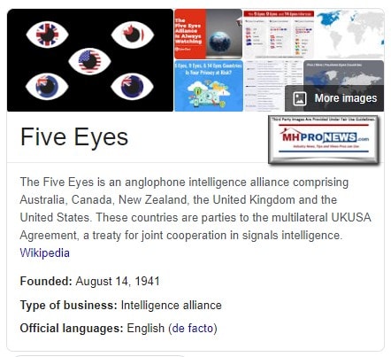 FiveEyesIntelligenceServicesWikiManufacturedHomeProNews