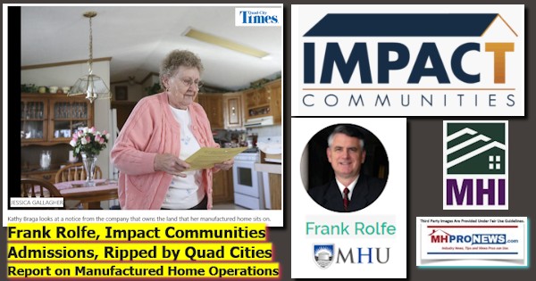 FrankRolfePhotoImpactCommunitiesLogoAdmissionsRippedQuadCitiesReportManufacturedHomeOperationsMHUManufacturedHousingInstituteLogosMHProNews