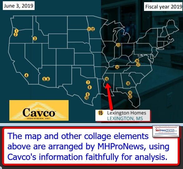 CavcoIndustriesNASDAQCVCO2019AnnualReportMapManufacturedHomeProNews