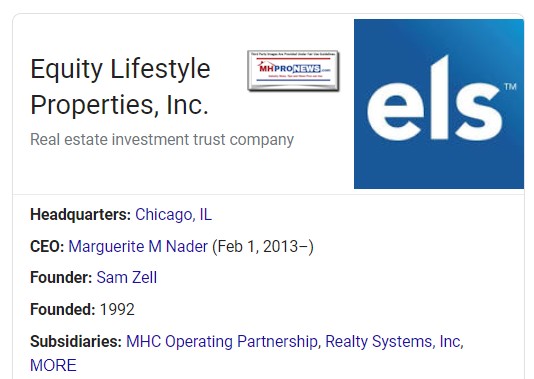 EquityLifeStylePropertiesELS-Wiki-ManufacturedHomeCommunityProfessionalNews