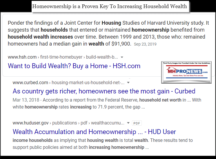 HOmeOwnershipIncreasesHouseholdWealthJointCenterHousingStudiesHarvardHUDCurbedMHProNews