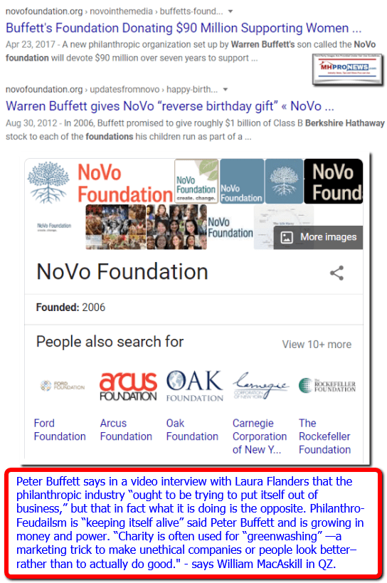 NovoFoundationLogoPeterBuffettWarrenBuffettWikiMHProNews