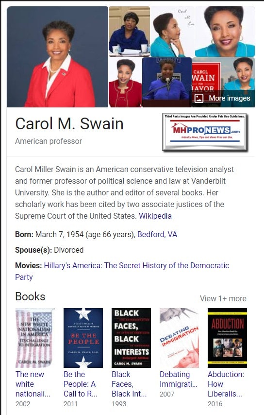 ProfessorCarolMSwaimWikiVanderbiltManufacturedHomeProNews