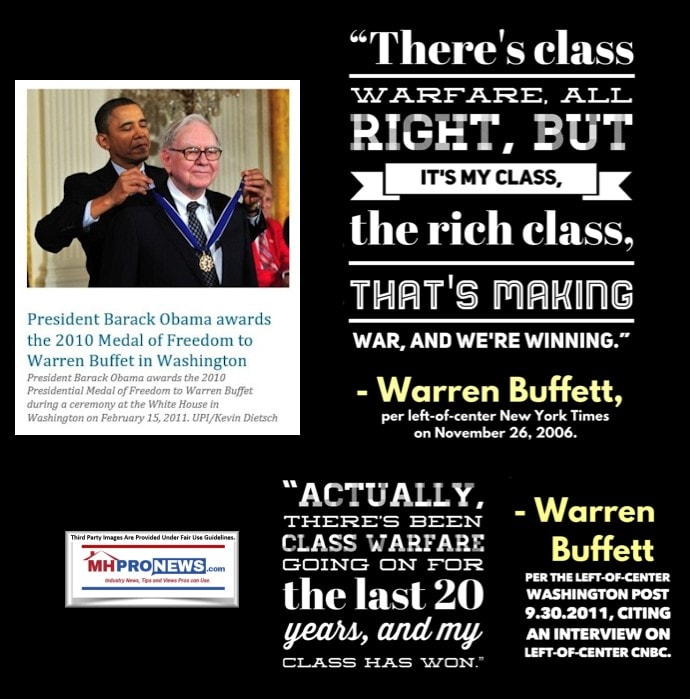 TheresClassWarfareAllRightMyClassRichClassMakingWarWereWinning-WarrenBuffettQuotesBarackObamaPhotoFreedomAward