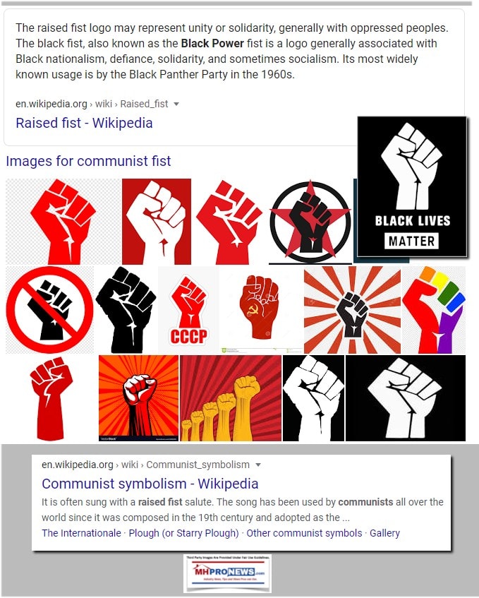 CommunistFistBlackLivesMatterFistLogoWikiMHProNews1