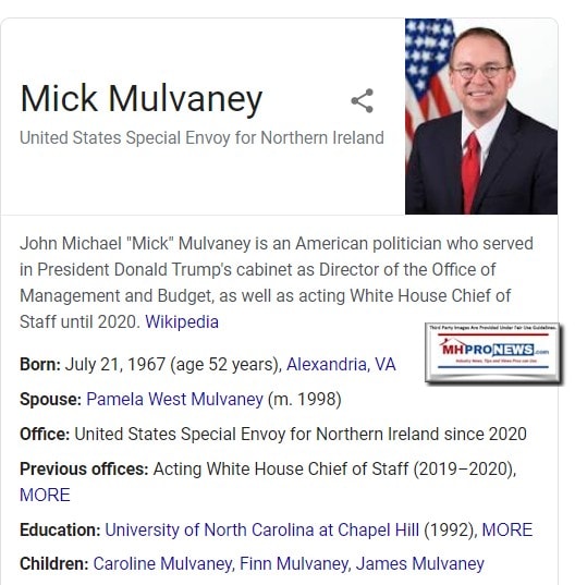 MickMulvaneyFormerActingChiefStaffPResidentTrump