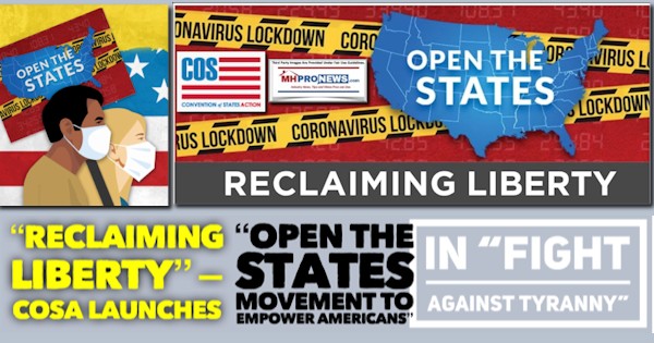 ReclaimingLibertyConventionofStatesLogoCOSAlogoLaunchesOpenStatesMovementEmpowerAmericansFightAgainstTyrannyMHProNewsLogo