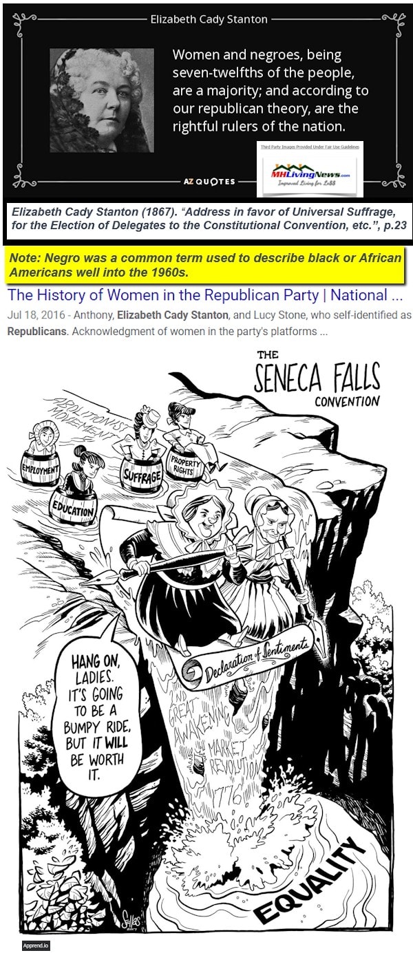 SenacaFallsConventionElizabethCadyStantonRepublicansWomensSufferageVotingRightsBlacksNegrosCivilRightsMHProNewsInfographicCartoonquotes