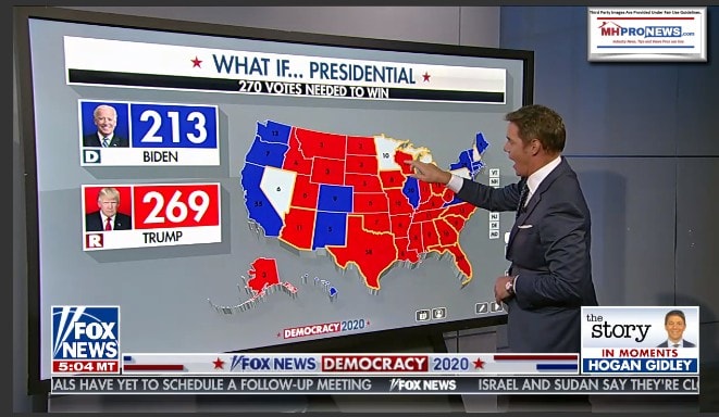 BidenTrumpElectoralMapManufacturedHomeProNews8.19.2020