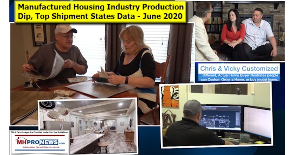 ManufacturedHousingIndustryProductionDipTopShipmentStatesDataJune2020MHProNewsLogo