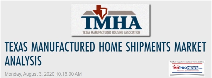 TexasManufacturedHousingAssocLogoTMHALogoManufacturedHousingShipmentReportAnalysisAug3.2020forJune2020DataMHProNewsLogo