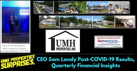 UMHPropertiesLogoSurprisesCEOSamLandyPhotoPost-COVID-19ResultsQuarterlyFinancialInsightsNYSE.UMHMHProNewsLogo