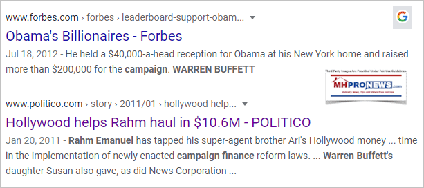 ObamaBillionairesWarrenBuffettSusanBuffettRahmEmanuelDonationMHProNews