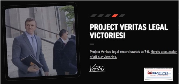 ProjectVeritasLogoLegalVictories7to0JamesOKeefeCatholicPhotoManufacturedHomeProNews