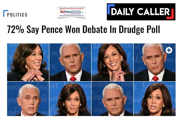 72PercentSayPenceWonDebateBetweenKamalaHarrisVPMikePence