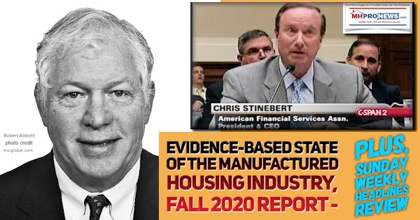 Evidence-BasedStatOfManufacturedHousingIndustryFall2020ReportSundayWeeklyHeadlinesReviewMHProNews