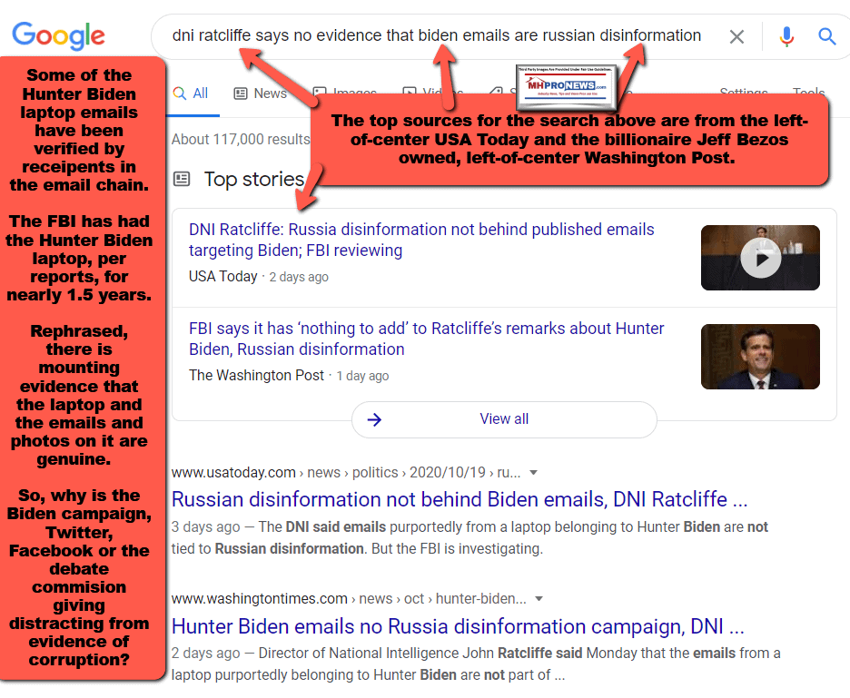 HunterBidenJoeBidenEmailsTextMessagesGenuineNotDisinformationDirectorofNationalIntelligenceDNIJohnRatcliffFBI-MHProNews
