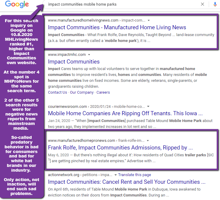 ImpactCommunitiesGoogleSearchMHProNewsMHLivingNewsNumber1Number4Results10.8.2020FactCheck