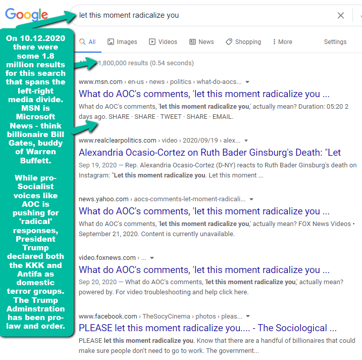 LetThisMomentRadicalizeYourAOCRepAlexandriaOcasioCortezNYDGoogleSearchMHProNewsFactcheckAnalysis